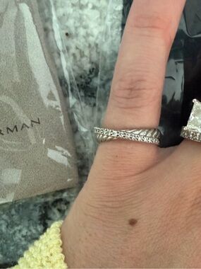 David Yurman Crossover Band Ring with Diamonds